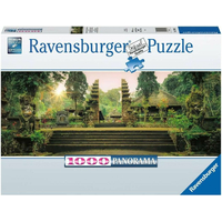 RAVENSBURGER Panoramatické puzzle Chrám džungle Pura Luhur Batukaru, Bali 1000 dielikov