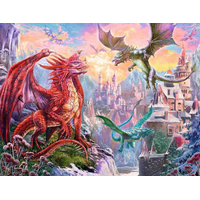 RAVENSBURGER Puzzle Mýtický drak 2000 dielikov