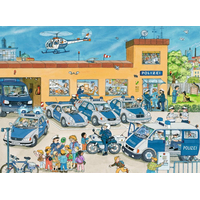 RAVENSBURGER Puzzle Policajná stanica XXL 100 dielikov