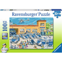 RAVENSBURGER Puzzle Policajná stanica XXL 100 dielikov