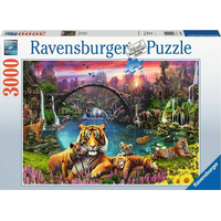 RAVENSBURGER Puzzle Tigre v raji 3000 dielikov