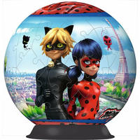 RAVENSBURGER Puzzleball Kúzelná Lienka a Čierny kocúr 72 dielikov