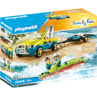 PLAYMOBIL® Family Fun 70436 Plážové auto s lodným prívesom