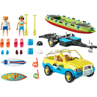 PLAYMOBIL® Family Fun 70436 Plážové auto s lodným prívesom