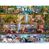 RAVENSBURGER Puzzle Kráľovstvo divokých zvierat 2000 dielikov
