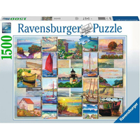 RAVENSBURGER Puzzle Lode a pobrežie 1500 dielikov