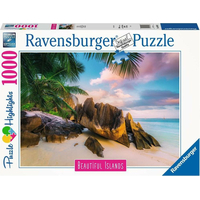 RAVENSBURGER Puzzle Nádherné ostrovy: Seychely 1000 dielikov