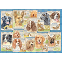 RAVENSBURGER Puzzle Poslušné psy 1000 dielikov
