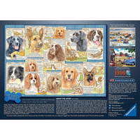 RAVENSBURGER Puzzle Poslušné psy 1000 dielikov