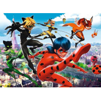 RAVENSBURGER Puzzle Čarovná Lienka a Čierny Kocúr XXL 200 dielikov