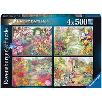 RAVENSBURGER Puzzle Nádherné záhrady 4x500 dielikov