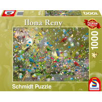 SCHMIDT Puzzle Papagájová džungľa 1000 dielikov