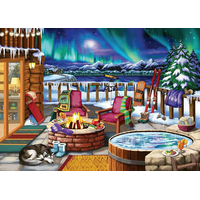 RAVENSBURGER Puzzle Polárna žiara XXL 500 dielikov