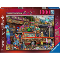 RAVENSBURGER Puzzle Rodinná dovolenka 1000 dielikov