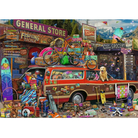 RAVENSBURGER Puzzle Rodinná dovolenka 1000 dielikov