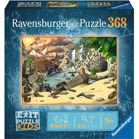 RAVENSBURGER Únikové EXIT puzzle Kids Pirátske dobrodružstvo 368 dielikov