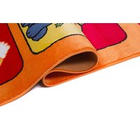 Detský koberec klubík - oranžový