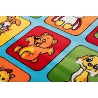 Detský koberec klubík - modrý