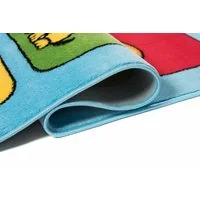 Detský koberec klubík - modrý