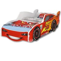 Detská autopostel Disney 140x70 - BLESK MCQUEEN biela