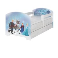 Detská posteľ Disney - ĽADOVEJ KRÁĽOVSTVO 140x70 cm