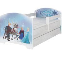 Detská posteľ Disney - ĽADOVEJ KRÁĽOVSTVO 140x70 cm
