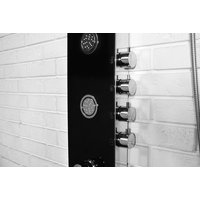 Sprchový panel LUXURY BLACK s výtokovým ramienkom