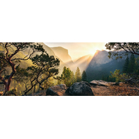 RAVENSBURGER Panoramatické puzzle Yosemitský národný park, Kalifornia 1000 dielikov