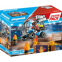 PLAYMOBIL® Stunt Show 70820 Starter Pack Kaskadérska show so štvorkolkou a ohnivou rampou