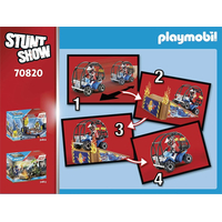 PLAYMOBIL® Stunt Show 70820 Starter Pack Kaskadérska show so štvorkolkou a ohnivou rampou