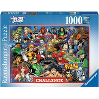 RAVENSBURGER Puzzle Challenge: Liga spravodlivosti 1000 dielikov