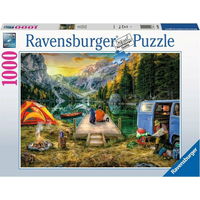 RAVENSBURGER Puzzle Dovolenka pod holým nebom 1000 dielikov