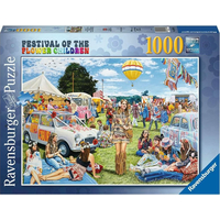 RAVENSBURGER Puzzle Festival kvetinových detí 1000 dielikov