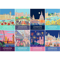 RAVENSBURGER Puzzle Londýn vo vintage štýle 1000 dielikov