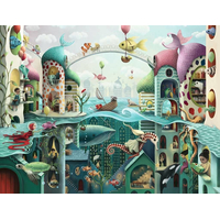 RAVENSBURGER Puzzle Keby ryby mohli chodiť 2000 dielikov