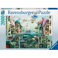 RAVENSBURGER Puzzle Keby ryby mohli chodiť 2000 dielikov