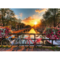 RAVENSBURGER Puzzle Kolesá v Amsterdame, Holandsko 1000 dielikov