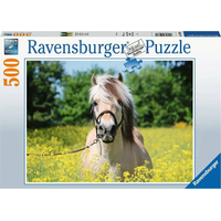 RAVENSBURGER Puzzle Biely kôň 500 dielikov