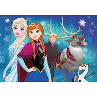RAVENSBURGER Puzzle Ľadové kráľovstvo: Svetlá severu 2x24 dielikov