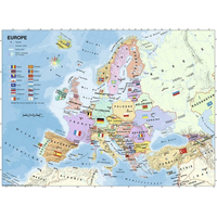 RAVENSBURGER Puzzle Mapa Európy XXL (francúzsky) 200 dielikov