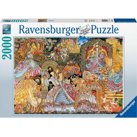 RAVENSBURGER Puzzle Popoluška 2000 dielikov