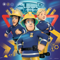 RAVENSBURGER Puzzle Požiarnik Sam v nebezpečenstve 3x49 dielikov