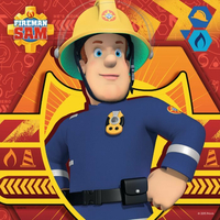 RAVENSBURGER Puzzle Požiarnik Sam v nebezpečenstve 3x49 dielikov