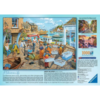 RAVENSBURGER Puzzle Rybársky život 1000 dielikov