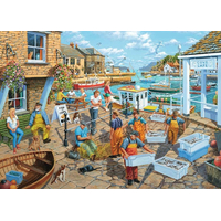 RAVENSBURGER Puzzle Rybársky život 1000 dielikov