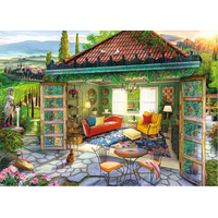 RAVENSBURGER Puzzle Toskánska oáza 1000 dielikov