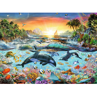 RAVENSBURGER Puzzle Veľrybí zátoka XXL 200 dielikov