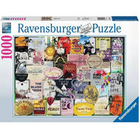 RAVENSBURGER Puzzle Vínne etikety 1000 dielikov