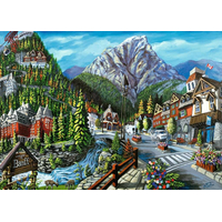 RAVENSBURGER Puzzle Vitajte v Banffe 1000 dielikov