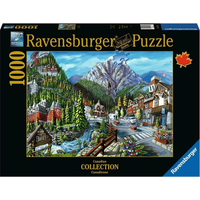RAVENSBURGER Puzzle Vitajte v Banffe 1000 dielikov
